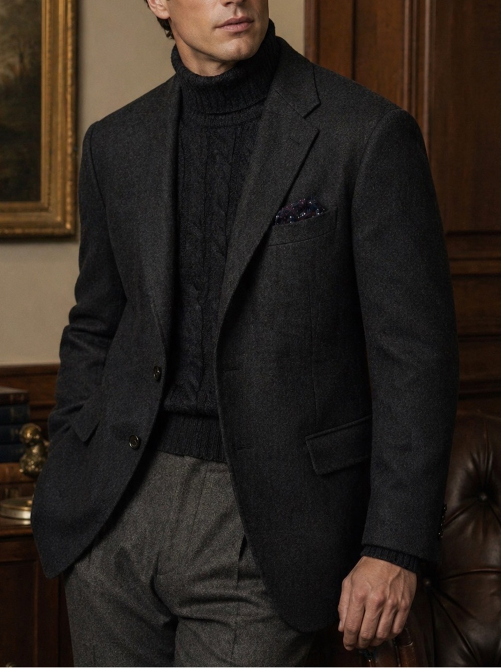 Ralph Lauren for Dillard’s 100% Cashmere Blazer – Canada Classic Tailored 44L